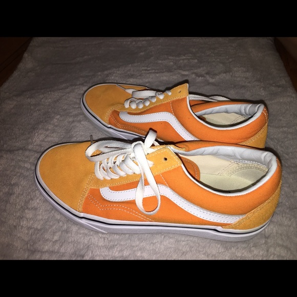 yellow orange vans